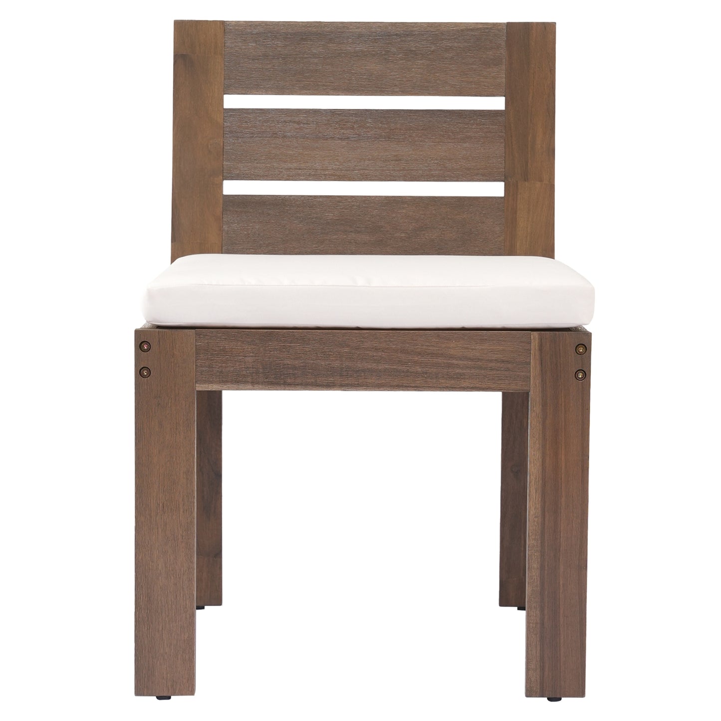 U_Style 7 Piece Acacia Wood Outdoor Dining Set, Suitable for Patio, Balcony, Backyard