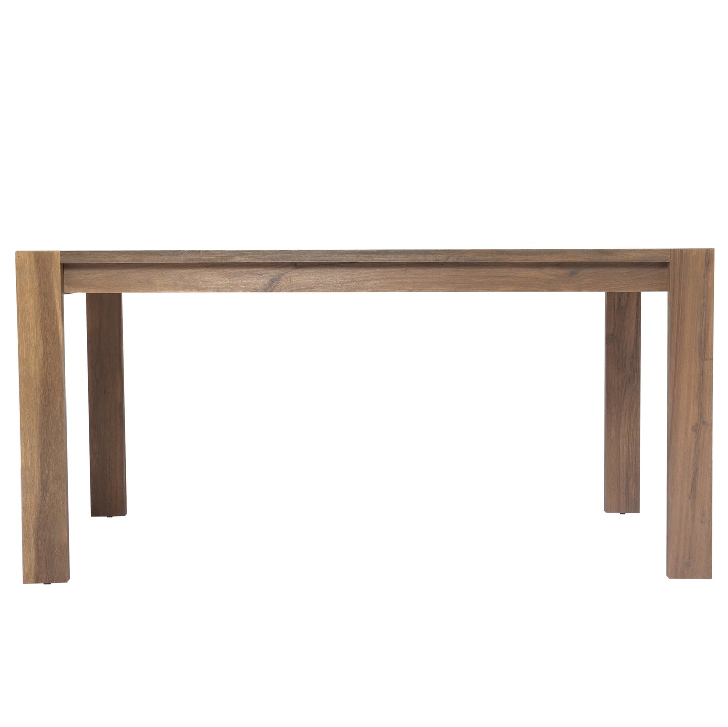 U_Style 7 Piece Acacia Wood Outdoor Dining Set, Suitable for Patio, Balcony, Backyard