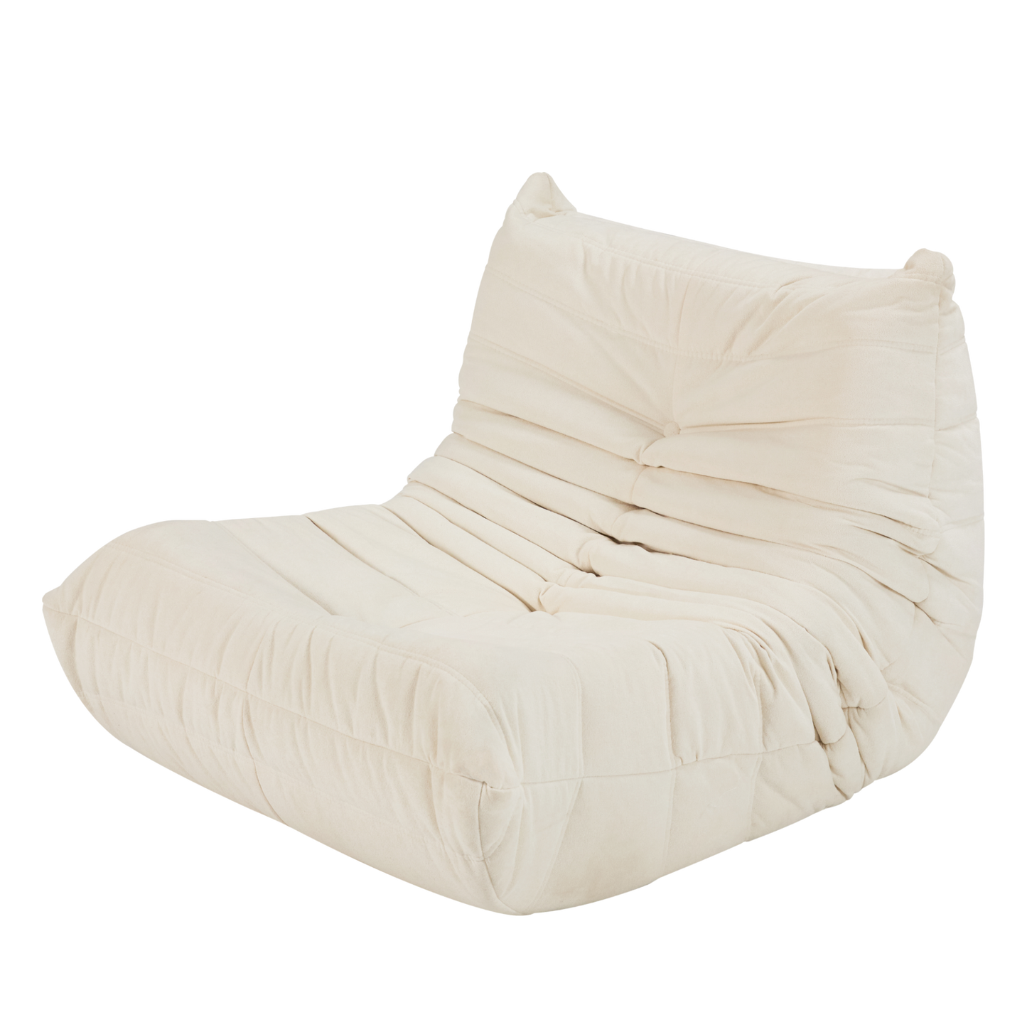 No Installation Bean Bag Chair Big Beanbag Chair for Adults Bean Bag Lounger Foam Chair for Home, Apartment, Living room or Gaming Venue Sofa in a box