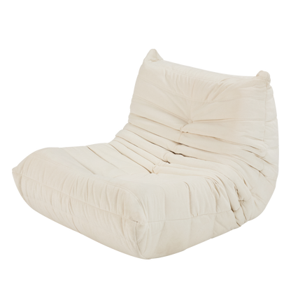 No Installation Bean Bag Chair Big Beanbag Chair for Adults Bean Bag Lounger Foam Chair for Home, Apartment, Living room or Gaming Venue Sofa in a box