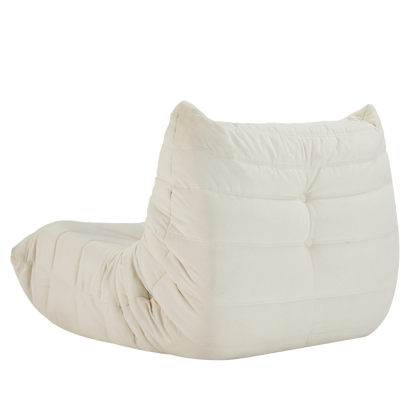 No Installation Bean Bag Chair Big Beanbag Chair for Adults Bean Bag Lounger Foam Chair for Home, Apartment, Living room or Gaming Venue Sofa in a box