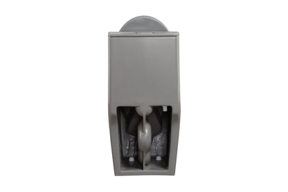 1.1/1.60 GPF Dual-Flush One Piece Toilet, Water-Saving Elongated Comfort Height Floor Mounted, Soft Close 1000 Gram Map Flushing Score Toilet, Light Grey 24T01-LG