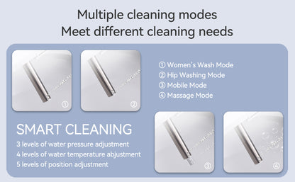 Smart Toilets with Heated Bidet Seat.Portable toilet with bidet built.Intelligent Toilet Auto Open/Close Seat. Bidet toilet with Dryer and Warm Water