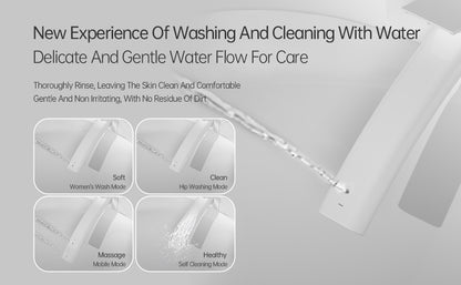 Smart Bidet Toilet with Remote Control.Raised Tankless Toilet with LED Display. Auto Open/AutoHeated. Seat Toilet Bidet with Aromatherapy System.Warm Water And Dry.Off Seat Flush.Foot Sensor.