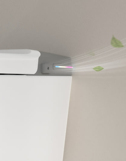 Smart Bidet Toilet with Remote Control.Raised Tankless Toilet with LED Display. Auto Open/AutoHeated. Seat Toilet Bidet with Aromatherapy System.Warm Water And Dry.Off Seat Flush.Foot Sensor.