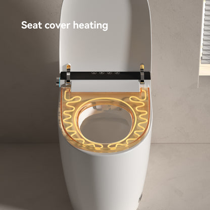 Smart Toilets with Heated Bidet Seat.Portable toilet with bidet built.Intelligent Toilet Auto Open/Close Seat. Bidet toilet with Dryer and Warm Water