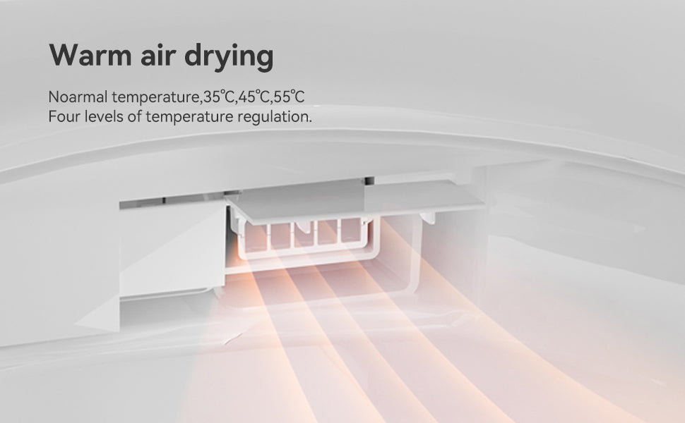 Smart Toilets with Heated Bidet Seat.Portable toilet with bidet built.Intelligent Toilet Auto Open/Close Seat. Bidet toilet with Dryer and Warm Water