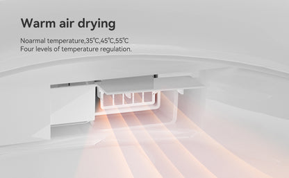 Smart Toilets with Heated Bidet Seat.Portable toilet with bidet built.Intelligent Toilet Auto Open/Close Seat. Bidet toilet with Dryer and Warm Water