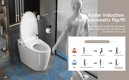 Smart Toilets with Heated Bidet Seat.Portable toilet with bidet built.Intelligent Toilet Auto Open/Close Seat. Bidet toilet with Dryer and Warm Water