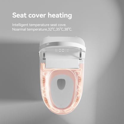 Smart Toilets with Heated Bidet Seat.Portable toilet with bidet built.Intelligent Toilet Auto Open/Close Seat. Bidet toilet with Dryer and Warm Water