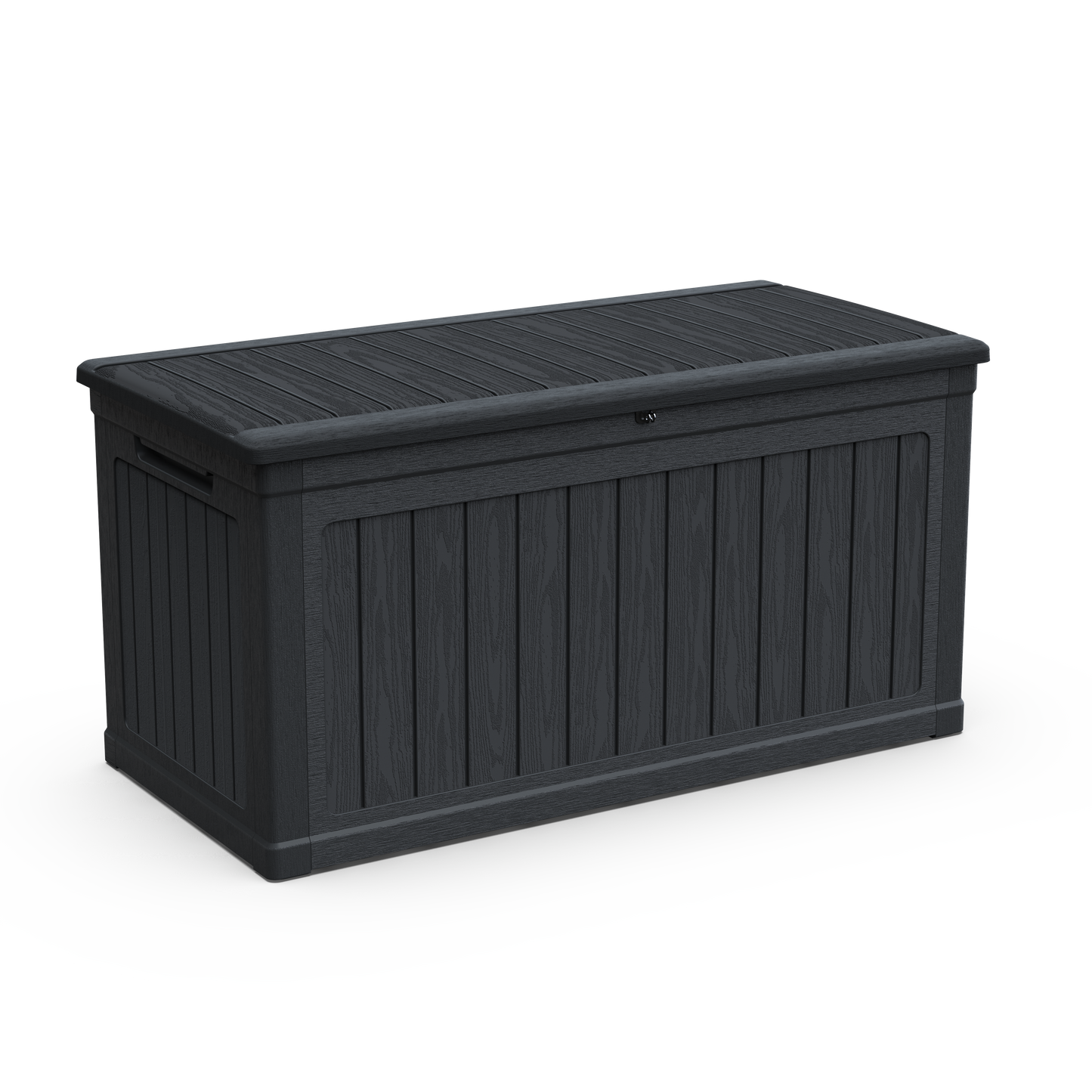230 Gallon Large Outdoor Storage XXL Deck Box for Patio Furniture, Outdoor Cushions, Garden Tools and Sports/Pools Equipment, Waterproof Resin, Lockable, Black