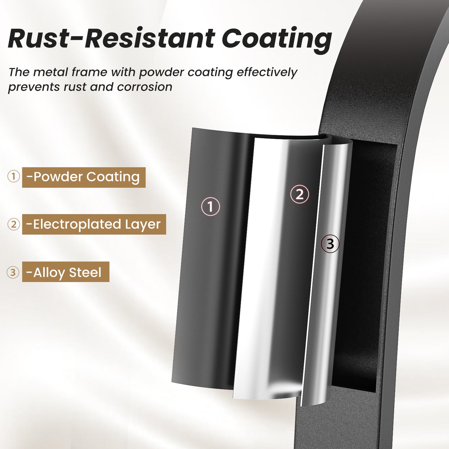 Patio Barstools Set of 2, Swivel Outdoor Patio Bar Stools with Textilene Fabric, Height Top Outdoor Chair 360° Swivel, All Weather Use, Ergonomic Comfort Bar Height Tall Stools for Outside