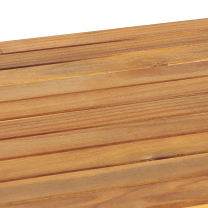 Outdoor 4-Piece Acacia Wood Chat Set with Rope, 1 loveseat and 2 club chairs Acacia Wood Conversation Sofa and 1 Table Set with Water Resistant Cushions, Teak Finished for Outdoor