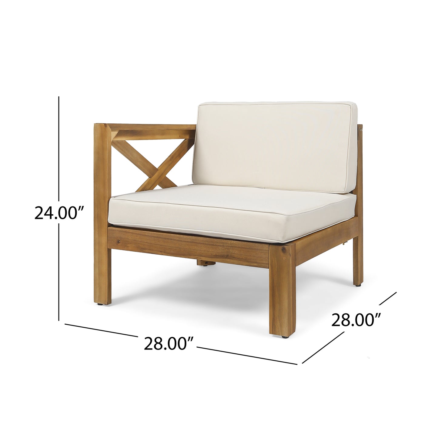 ALCOVE LSHAPE SOFA SET, BEIGE