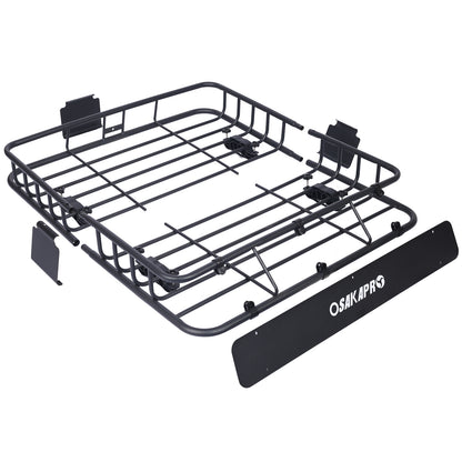 Rooftop Cargo Carrier Basket Motoring Roof Rack,Top Mount Roof Rack 43 black steel