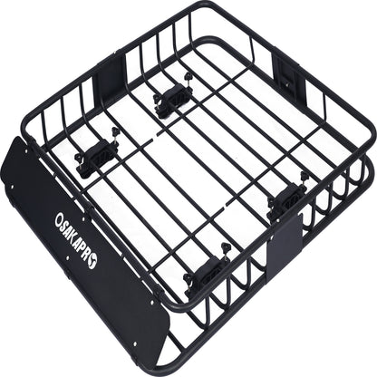 Rooftop Cargo Carrier Basket Motoring Roof Rack,Top Mount Roof Rack 43 black steel