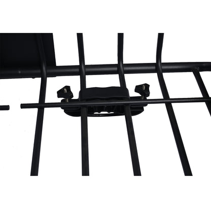 Rooftop Cargo Carrier BasketMotoring Roof RackTop Mount Roof Rack 64black steel