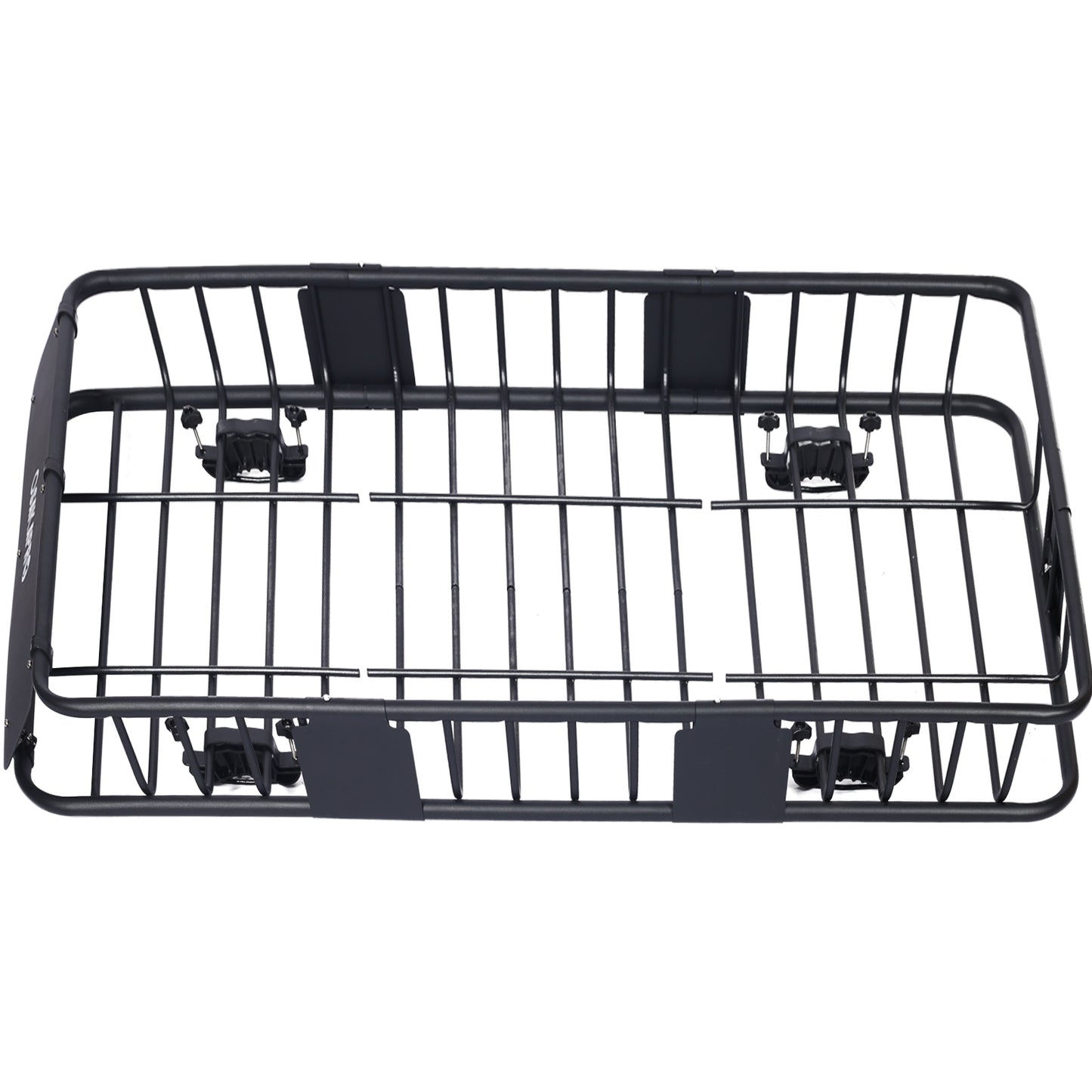 Rooftop Cargo Carrier BasketMotoring Roof RackTop Mount Roof Rack 64black steel