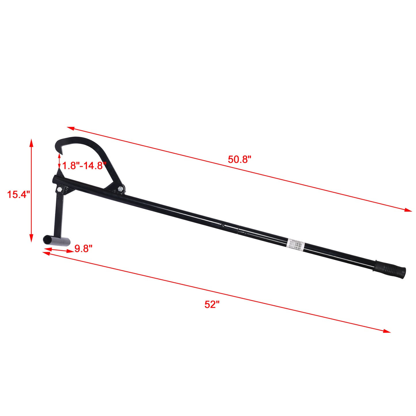 Metal TimberJack Triple Thick Log Lifter Heavy-Duty Log Jack 48"