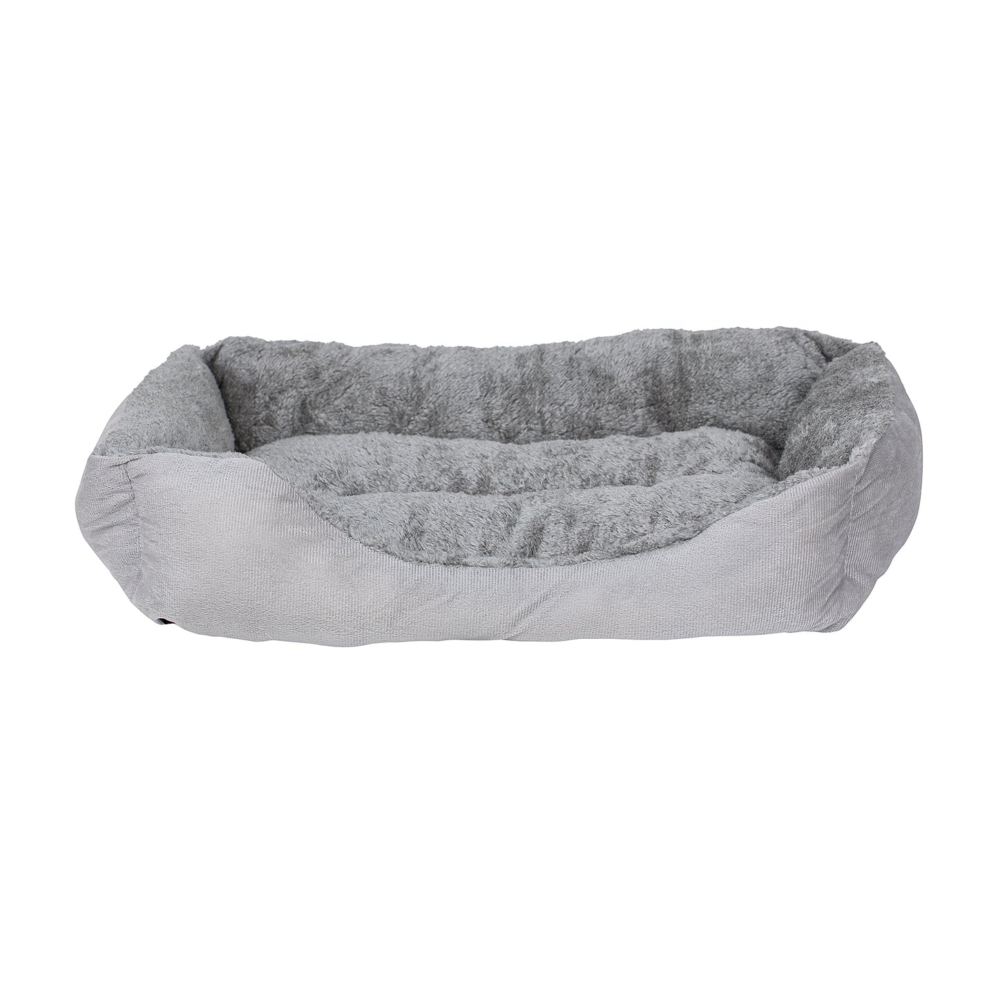 Modern Wooden Foldable Desk with Hutch & Storage, Home Office Pet-friendly Gaming Desk with Shelves, Space-Saving Workstation with Free Cat Bed & Scratching Post