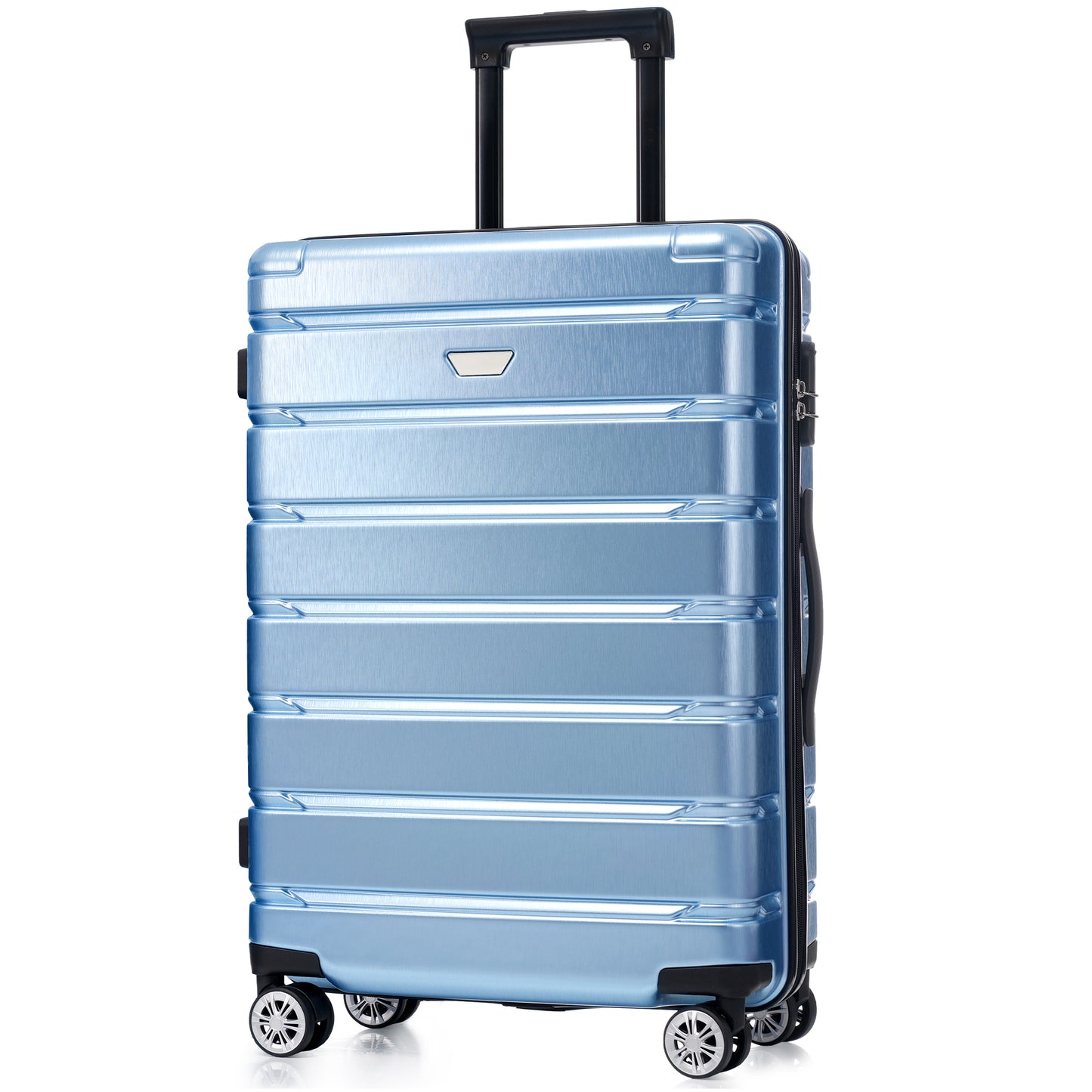 Hardshell Luggage Set 3 Piece, Durable ABS+PC Travel Suitcase with Spinner Wheels for Men Women (20/24/28 Inch)