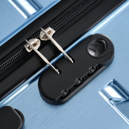 Hardshell Luggage Set 3 Piece, Durable ABS+PC Travel Suitcase with Spinner Wheels for Men Women (20/24/28 Inch)