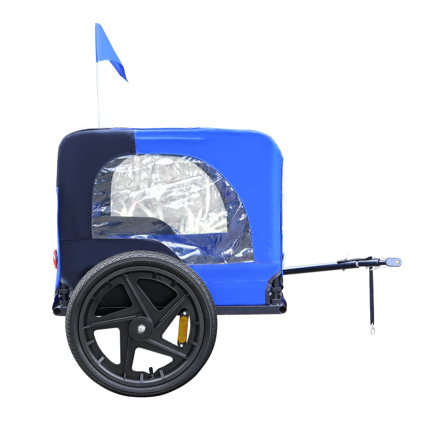 Pet Bike Trailer Dog Cart for Bicycle,Suitable for Small and Medium Pets, Easy Folding Cart Frame, Quick Release Wheel, Non-Slip Floor, Internal Leash
