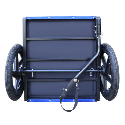 Pet Bike Trailer Dog Cart for Bicycle,Suitable for Small and Medium Pets, Easy Folding Cart Frame, Quick Release Wheel, Non-Slip Floor, Internal Leash