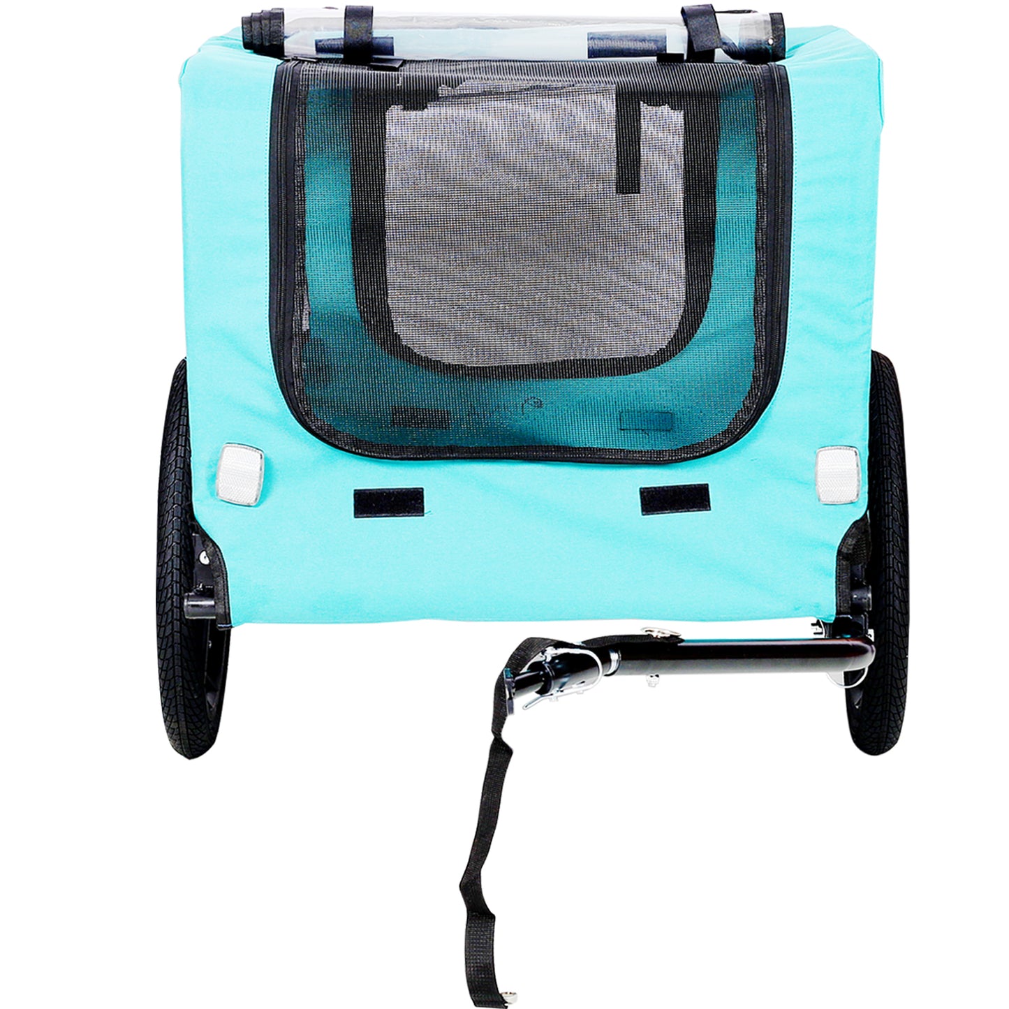 Pet Bike Trailer Dog Cart for Bicycle,Suitable for Small and Medium Pets, Easy Folding Cart Frame, Quick Release Wheel, Non-Slip Floor, Internal Leash