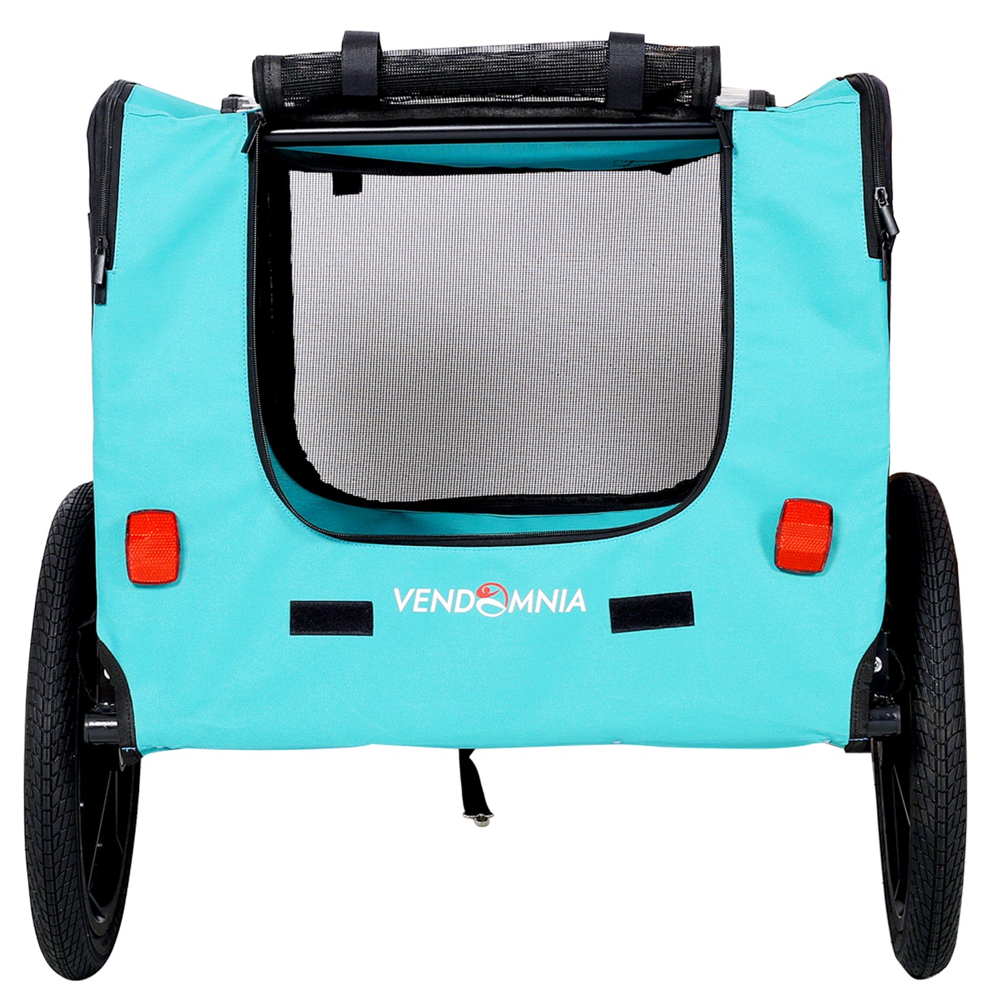 Pet Bike Trailer Dog Cart for Bicycle,Suitable for Small and Medium Pets, Easy Folding Cart Frame, Quick Release Wheel, Non-Slip Floor, Internal Leash