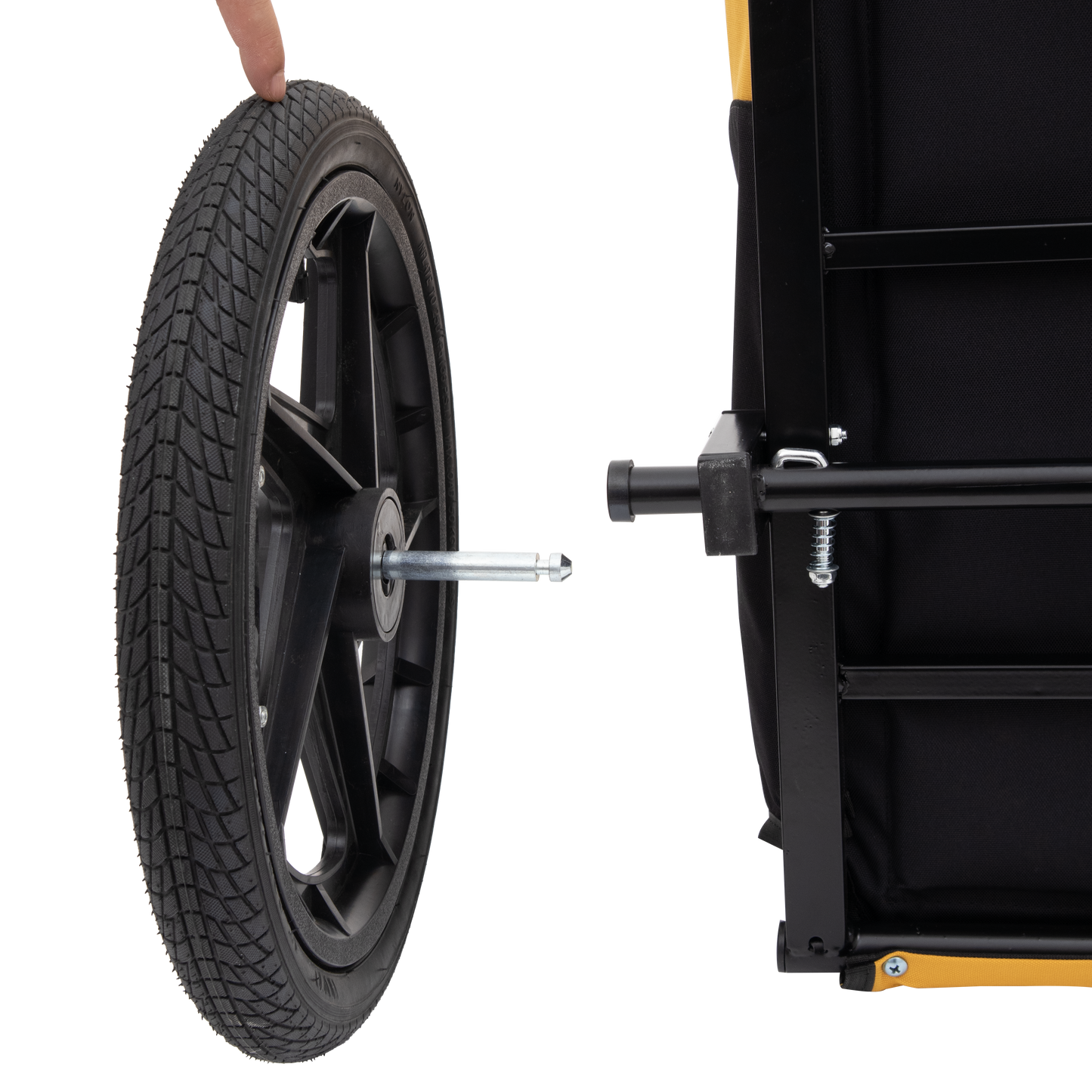 Pet Bike Trailer Dog Cart for Bicycle,Suitable for Small and Medium Pets, Easy Folding Cart Frame, Quick Release Wheel, Non-Slip Floor, Internal Leash