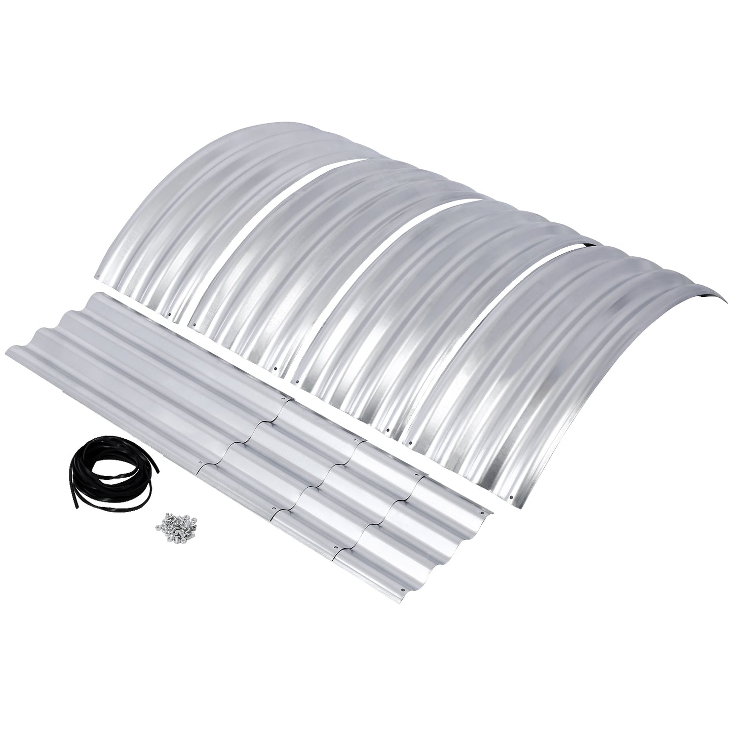 Galvanized Planter Bed,Galvanized Raised Garden Bed Kit, Galvanized Planter Raised Garden Boxes Outdoor, Oval Large Metal Raised Garden Beds for Vegetables,2pcs 6*3*1 ft