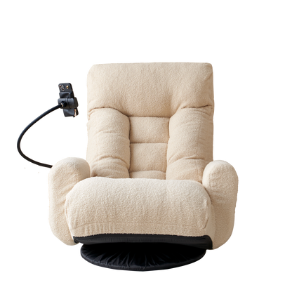 Adjustable head and waist, game chair, lounge chair in the living room, 360 degree rotatable sofa chair,Rotatable seat Leisure Chair deck chair