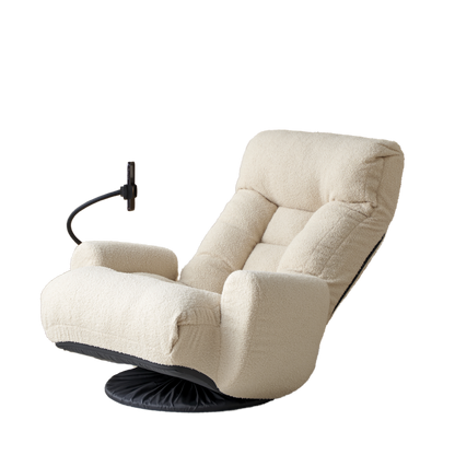 Adjustable head and waist, game chair, lounge chair in the living room, 360 degree rotatable sofa chair,Rotatable seat Leisure Chair deck chair