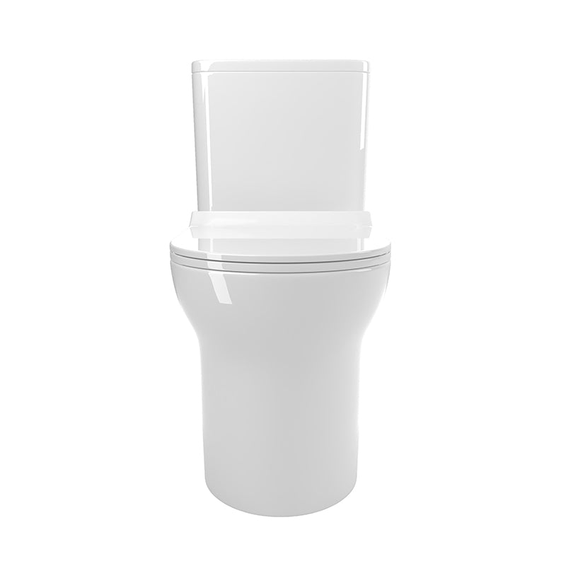 1.1/1.6 GPF Elongated Comfort Height Floor Mounted One-Piece Toilet, CUPC Certified, WaterSense Cetified, Ceramic, White Color, Soft Close Seat