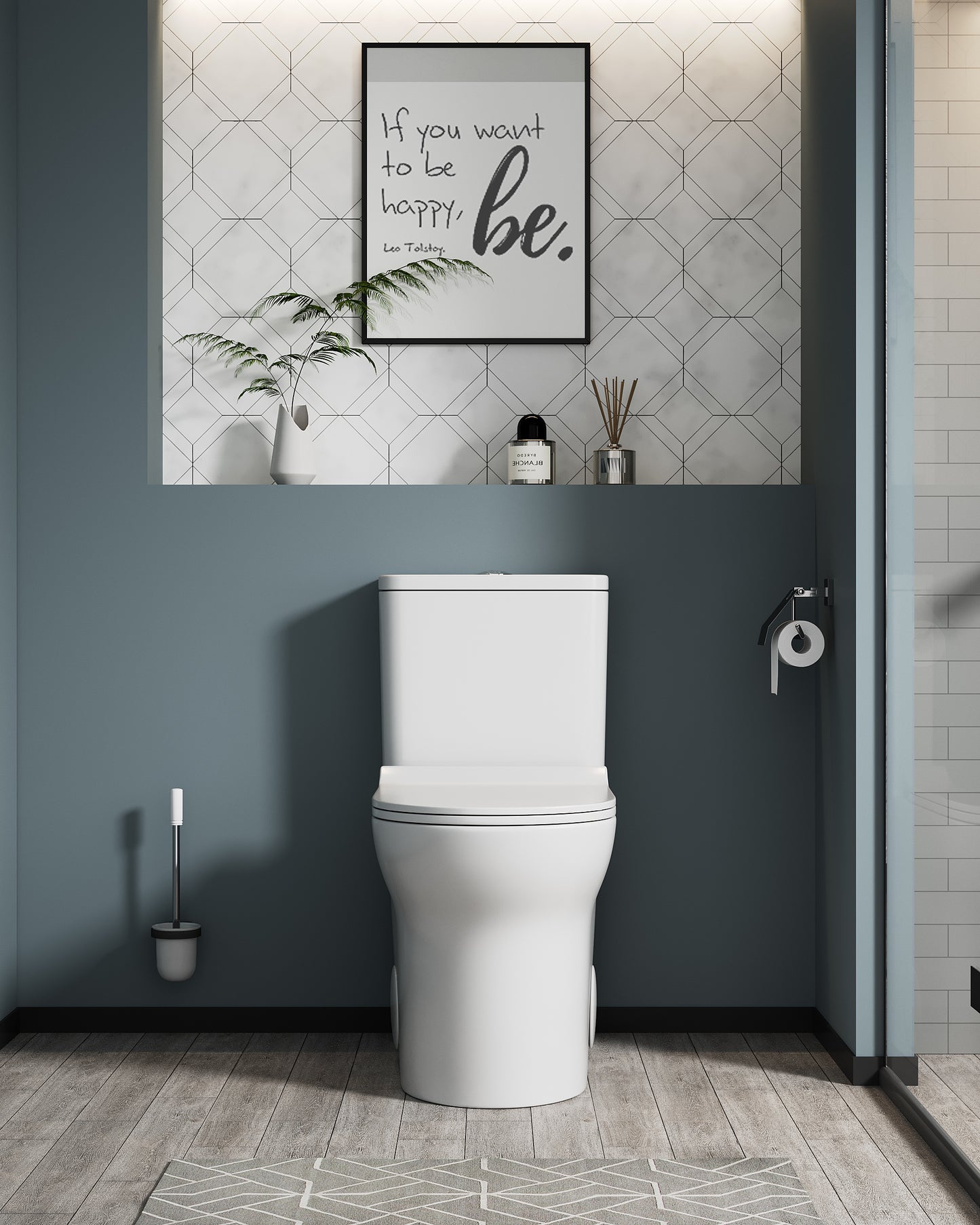 1.1/1.6 GPF Elongated Comfort Height Floor Mounted One-Piece Toilet, CUPC Certified, WaterSense Cetified, Ceramic, White Color, Soft Close Seat