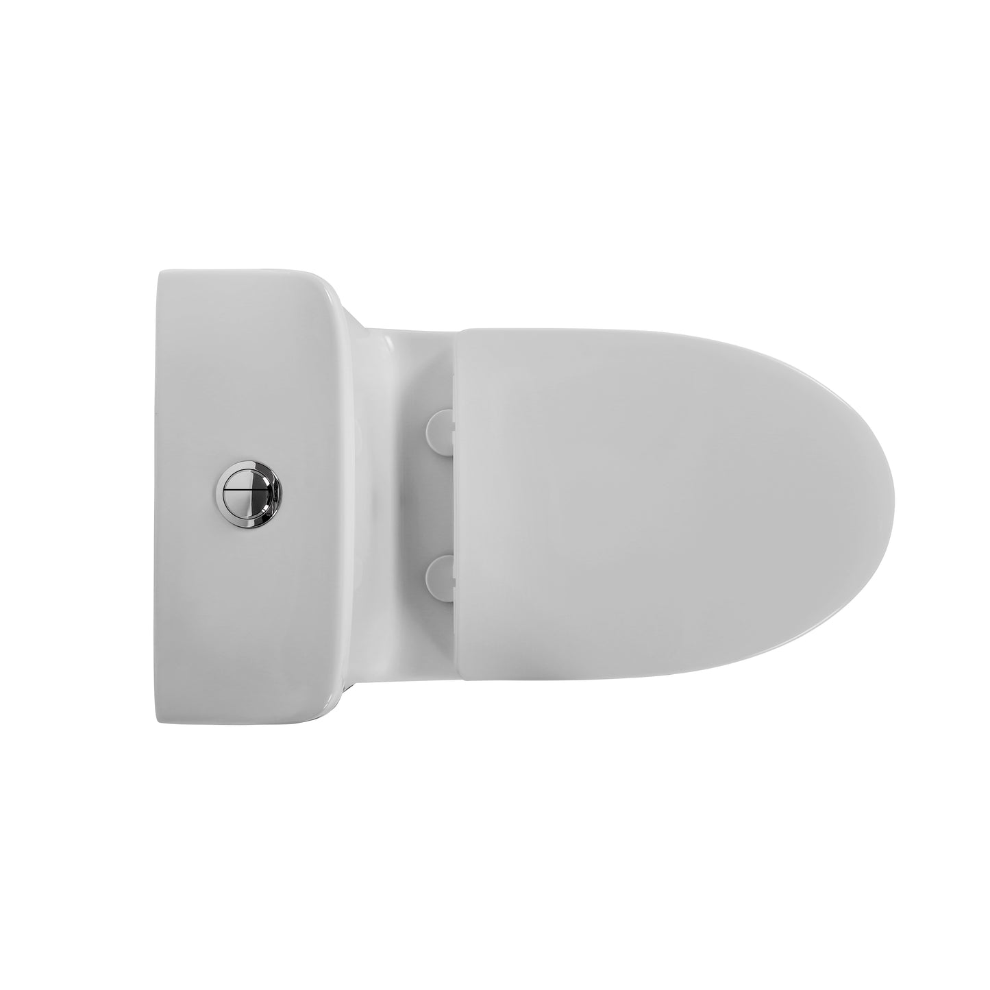 1.1/1.6 GPF Elongated Comfort Height Floor Mounted One-Piece Toilet , CUPC Certified, WaterSense Cetified, Ceramic, White Color, Soft Close Seat