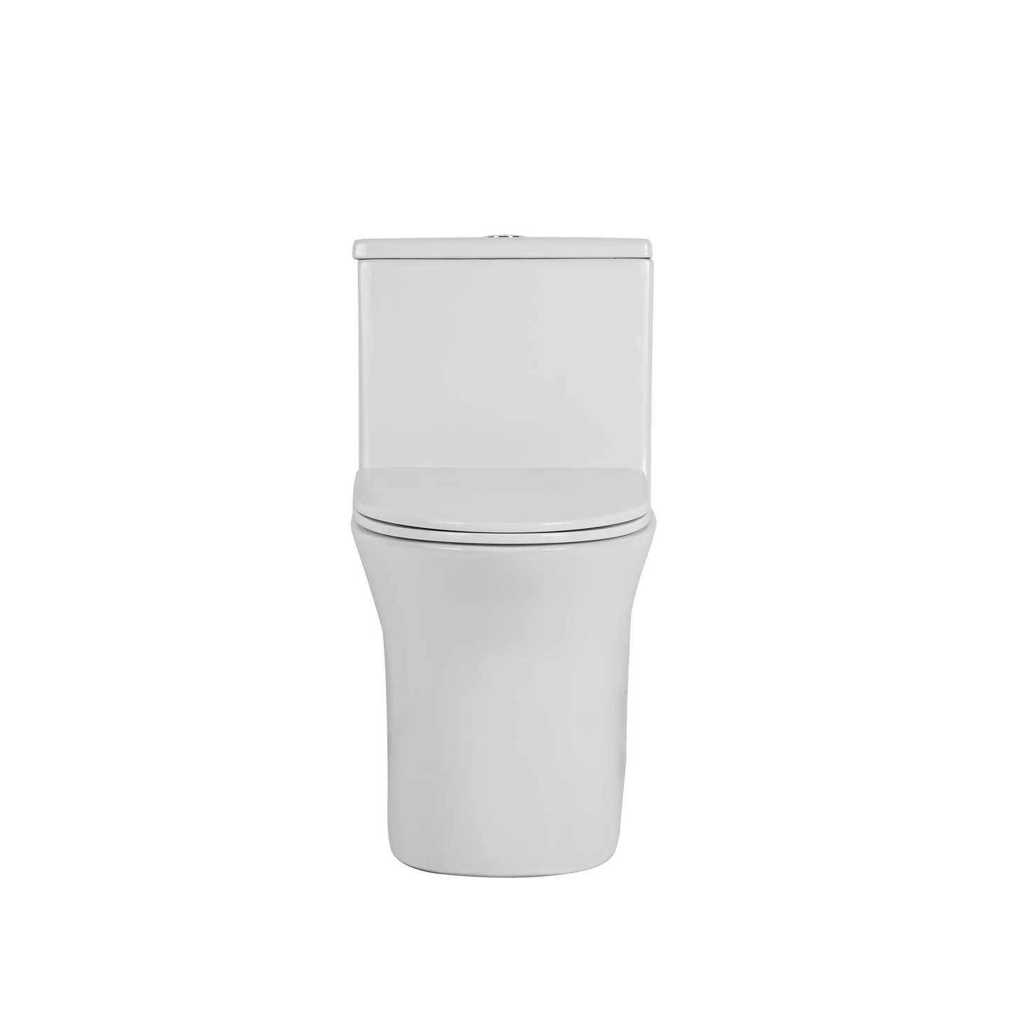 1.1/1.6 GPF Elongated Comfort Height Floor Mounted One-Piece Toilet, CUPC Certified, WaterSense Cetified, Ceramic, White Color, Soft Close Seat