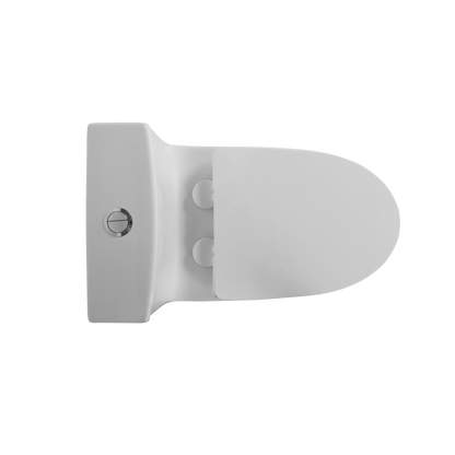 1.1/1.6 GPF Elongated Comfort Height Floor Mounted One-Piece Toilet, CUPC Certified, WaterSense Cetified, Ceramic, White Color, Soft Close Seat