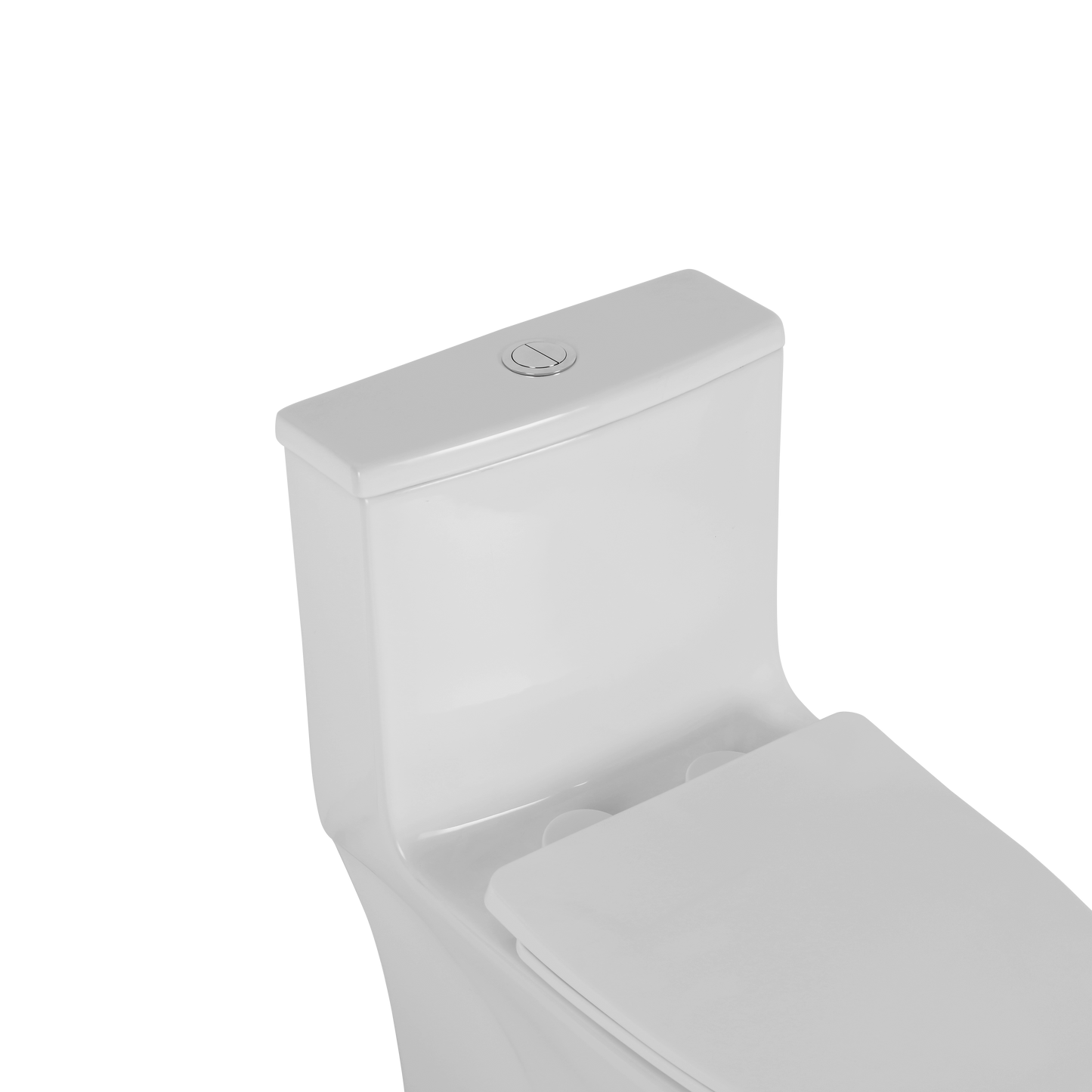 1.1/1.6 GPF Elongated Comfort Height Floor Mounted One-Piece Toilet, CUPC Certified, WaterSense Cetified, Ceramic, White Color, Soft Close Seat