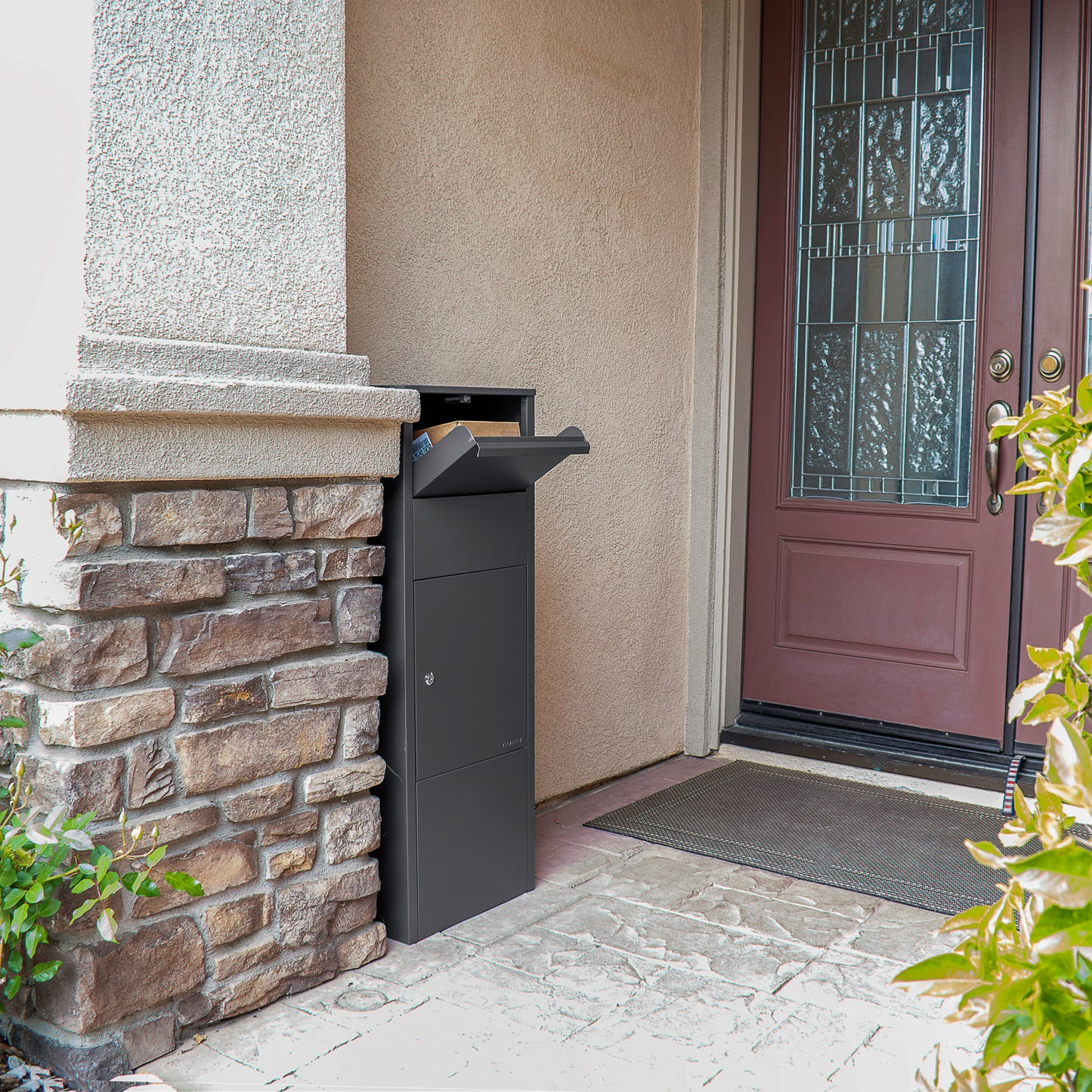 Large Single Compartment Locking Parcel Drop Box