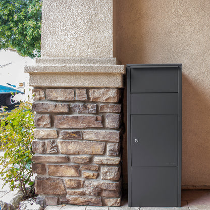 Large Single Compartment Locking Parcel Drop Box