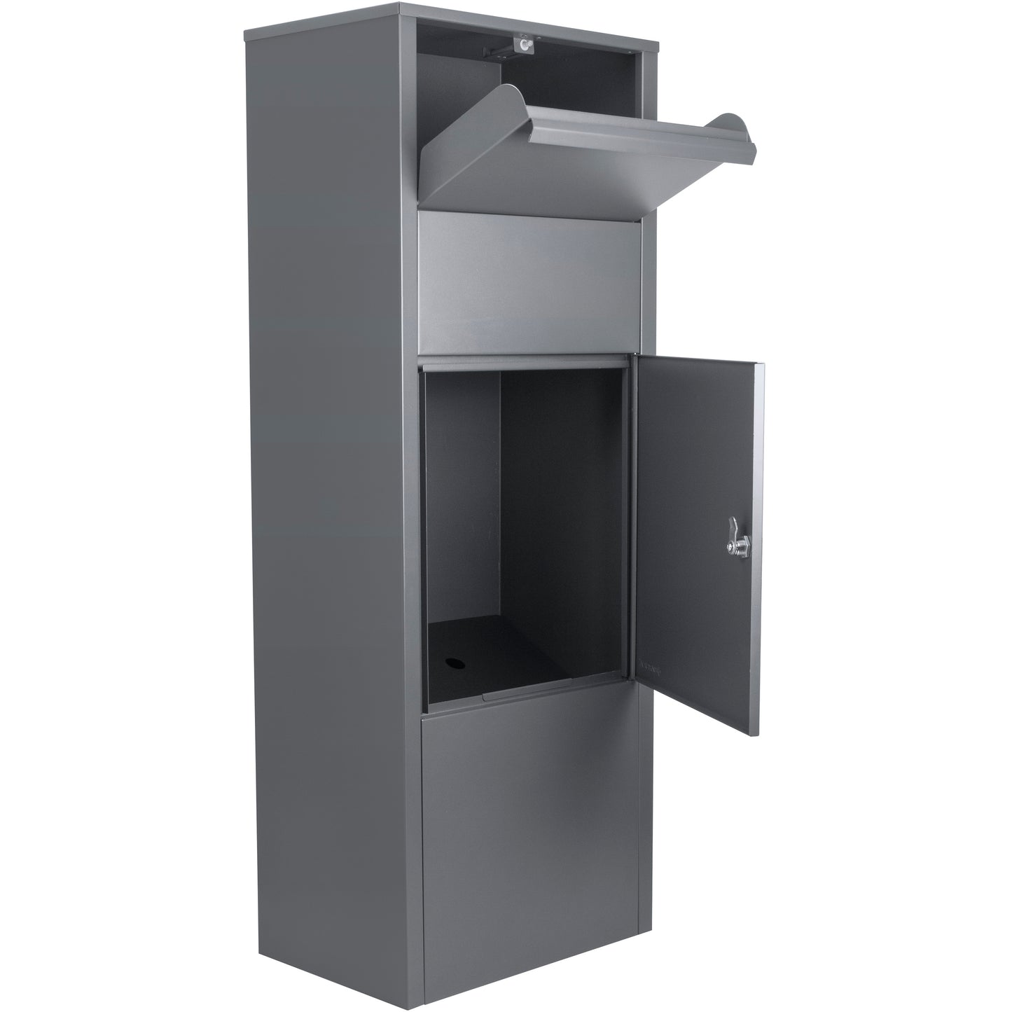 Large Single Compartment Locking Parcel Drop Box