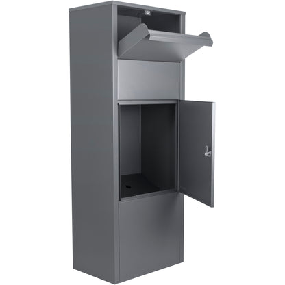 Large Single Compartment Locking Parcel Drop Box