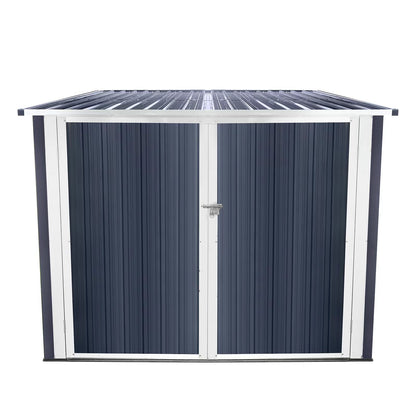 Bicycle Outdoor Steel Storage Shed ,Stores 4 Bikes,Grey