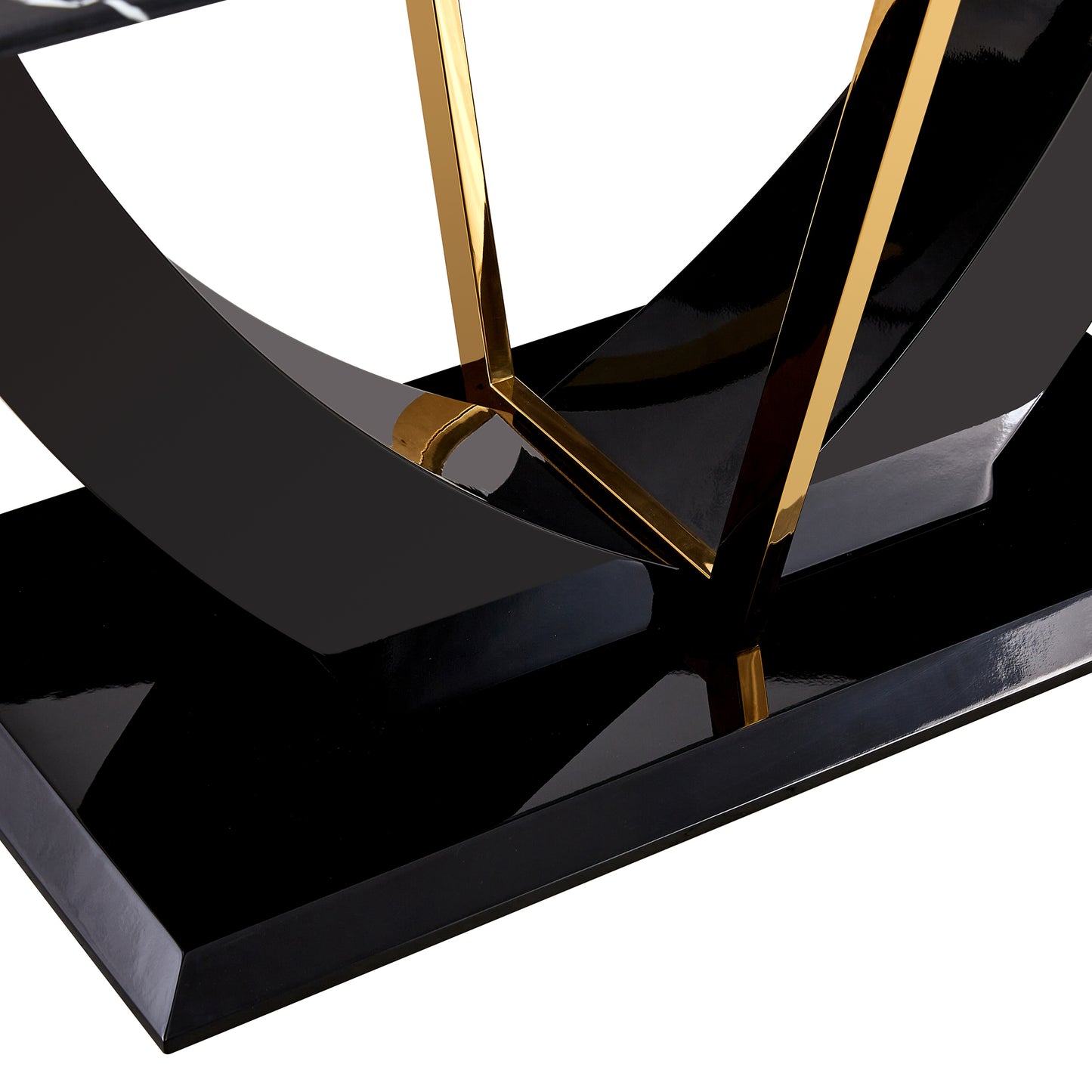 Modern minimalist and luxurious black imitation marble texture dining table rectangular office desk.Game desk .desk.For dining room, living room, terrace, kitchen F-907