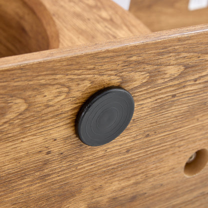 Modern simple luxury rectangular coffee table in wood color. The computer desk. The game table. Suitable for dining room, living room, terrace, kitchen. 47 "x 25.6" 18"