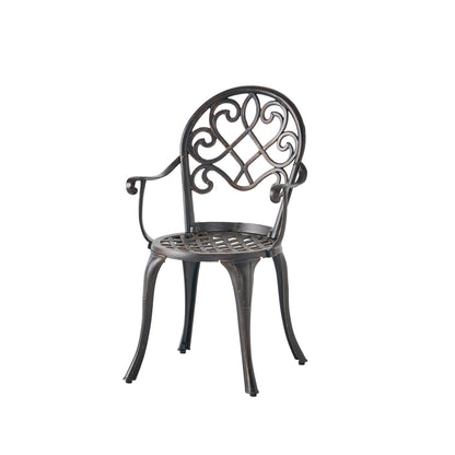 3PC CAST BISTRO SET W ICE BUCKET