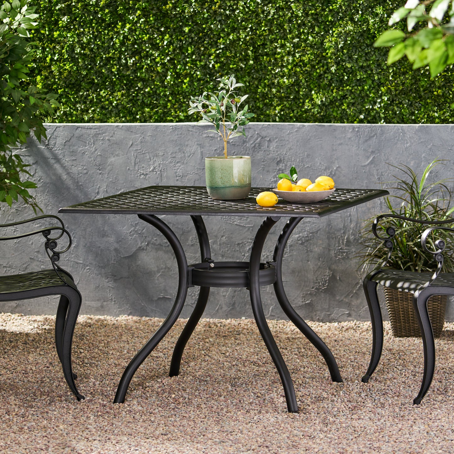 CAYMAN ARCH MESH I 39IN SQ TABLE