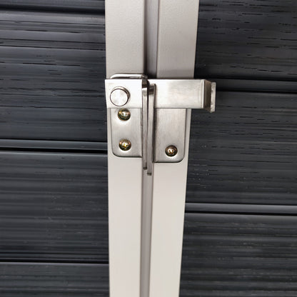 8x4ft Outdoor Resin Garden Shed with Floor and 2 Windows, Plastic Patio Outdoor Storage Shed with Lockable Door for Garden Tools, Bicycles, Trash Cans, Black